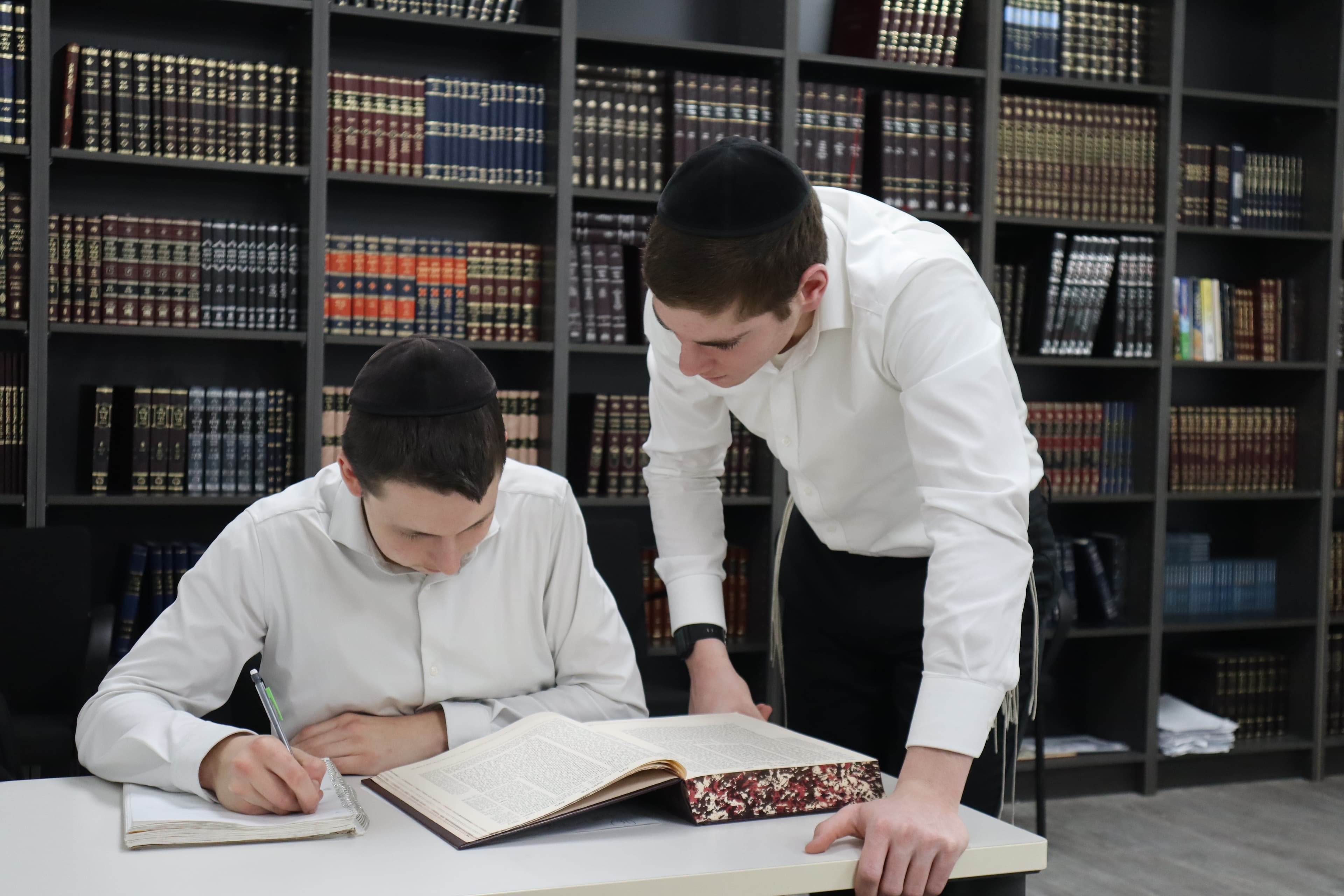 Students Learning at Torah Temimah